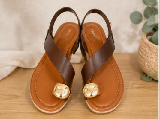 Sandalia Aura Gold