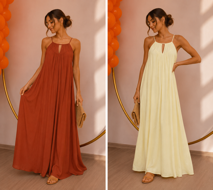 Vestido Terracota