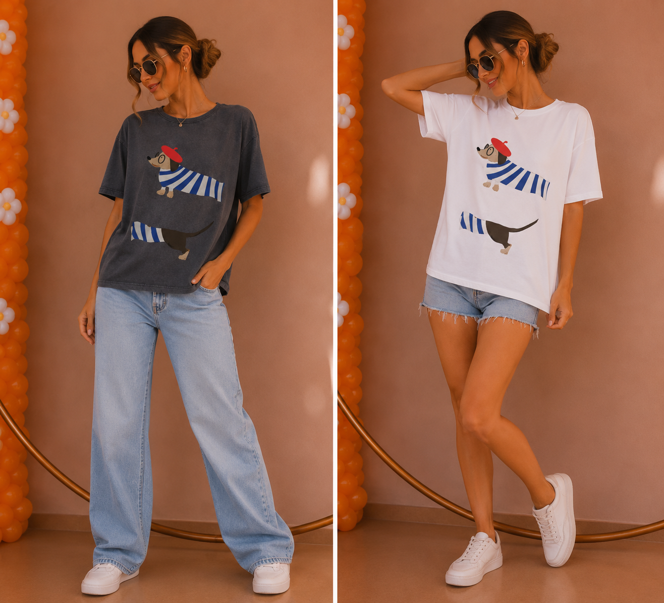 Camiseta Basset Paris