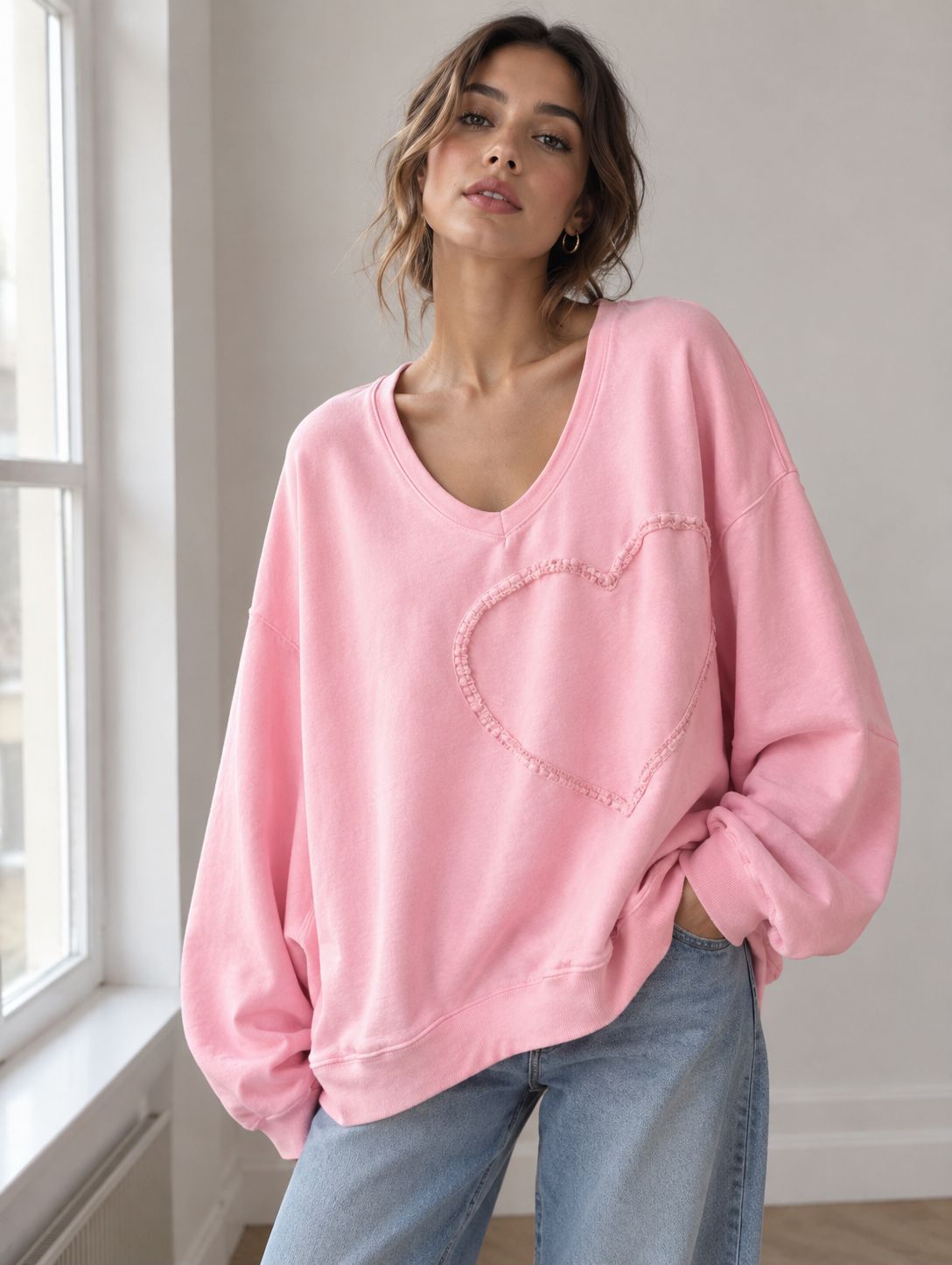 Sudadera Rosé