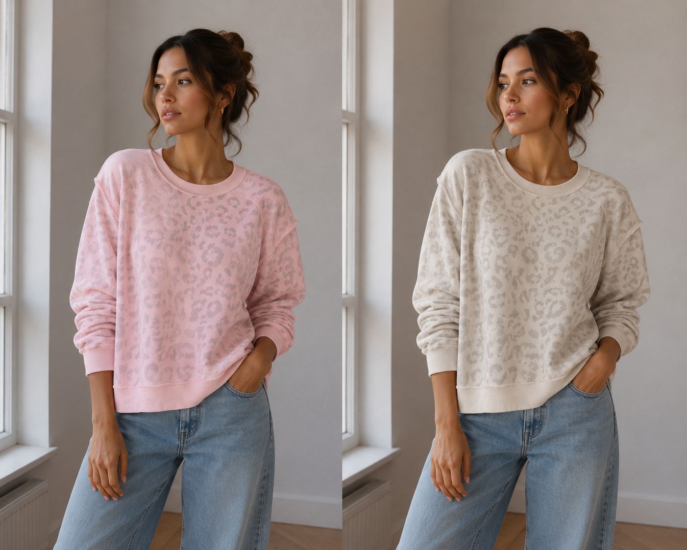 Sudadera Léopard Doux